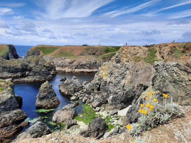 Randonner -autour de l'île, Océan - Profiter de l'Océan, Nature - île photogénique, Belle île en mer, île de Bretagne, Bretagne sud, au large du Golfe du Morbihan