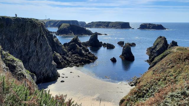 Randonner -autour de l'île, Océan - Profiter de l'Océan, Nature - île photogénique, Belle île en mer, île de Bretagne, Bretagne sud, au large du Golfe du Morbihan