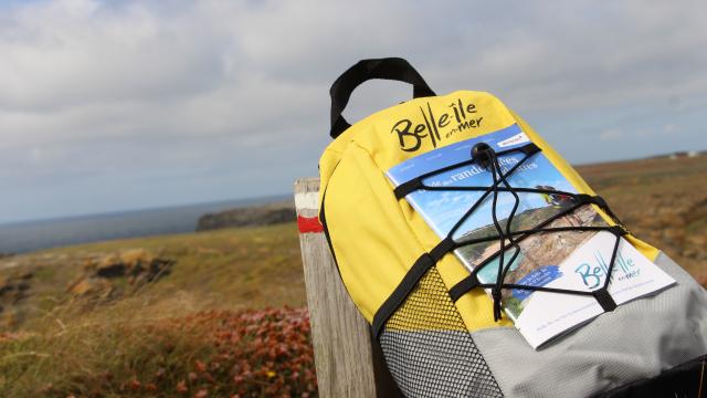 Randonner -autour de l'île, Belle île en mer, île de Bretagne, Bretagne sud, au large du Golfe du Morbihan