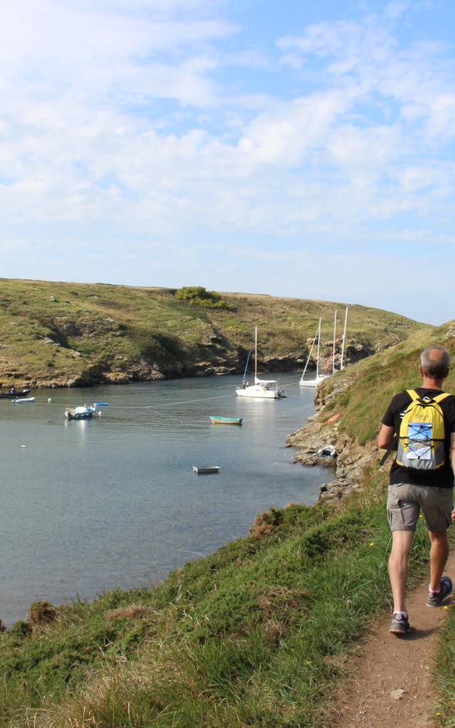 Randonner -autour de l'île, Nature - île photogénique, Belle île en mer, île de Bretagne, Bretagne sud, au large du Golfe du Morbihan