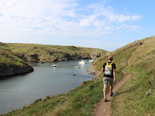 Randonner -autour de l'île, Nature - île photogénique, Belle île en mer, île de Bretagne, Bretagne sud, au large du Golfe du Morbihan