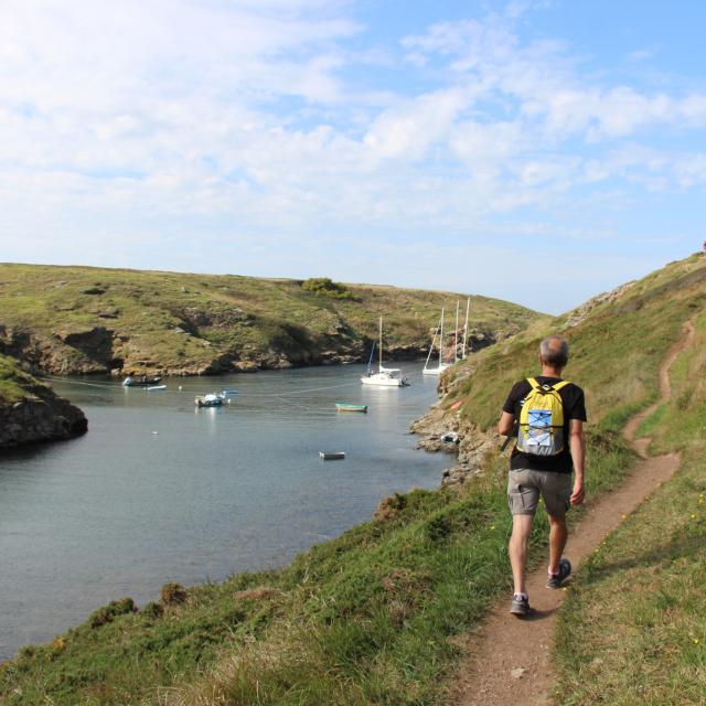 Randonner -autour de l'île, Nature - île photogénique, Belle île en mer, île de Bretagne, Bretagne sud, au large du Golfe du Morbihan