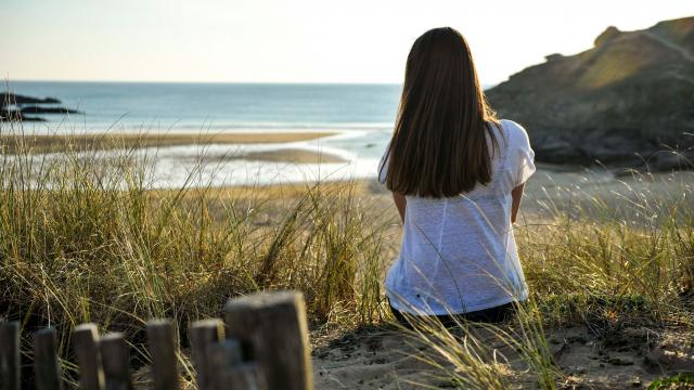 Changer De Rythme, Plage De Donnant, Sauzon, Printemps, ,Belle île en mer, île de Bretagne, Bretagne sud, au large du Golfe du Morbihan