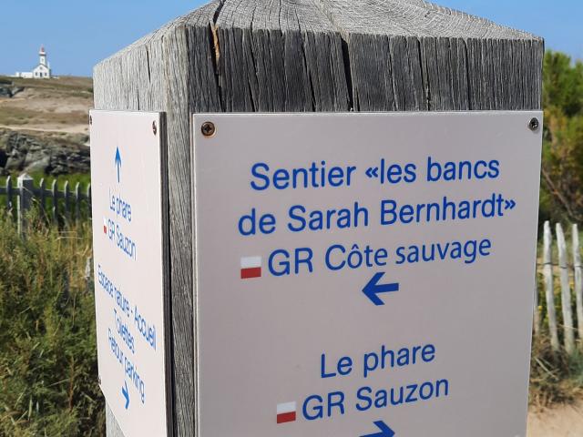 Randonner -autour de l'île, Belle île en mer, île de Bretagne, Bretagne sud, au large du Golfe du Morbihan