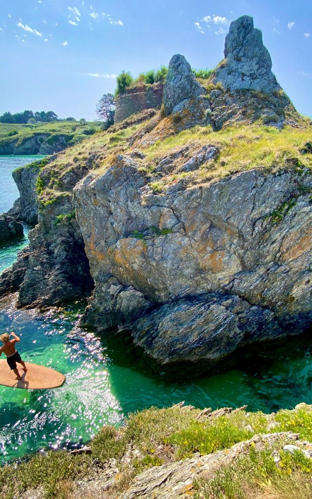 Changer de rythme - déplacement doux, déconnexion, tranquilité, Se dépasser - sports, Belle île en mer, île de Bretagne, Bretagne sud, au large du Golfe du Morbihan