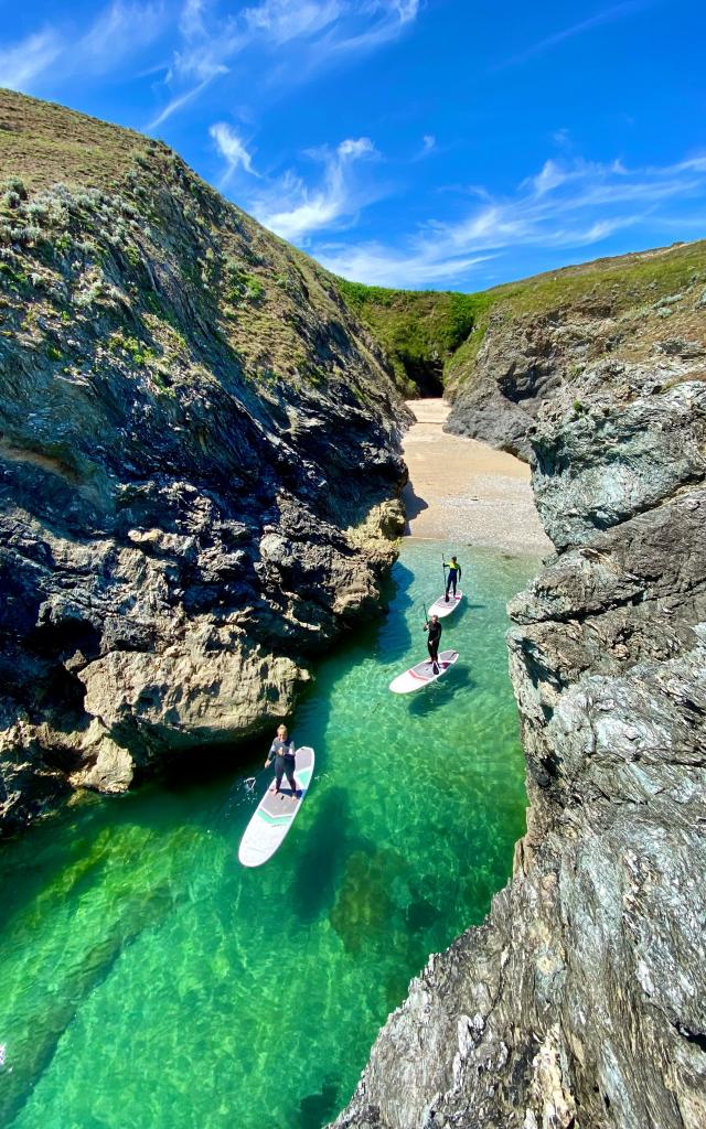 kayak - Changer de rythme - déplacement doux, Se dépasser - sports, Nature - île photogénique, Océan - Profiter de l'Océan, Plages - Partir à la plage, Belle île en mer, île de Bretagne, Bretagne sud, au large du Golfe du Morbihan