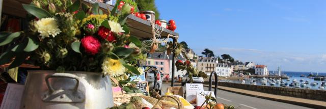 Prendre le temps - marchés, Déguster local, Belle île en mer, île de Bretagne, Bretagne sud, au large du Golfe du Morbihan