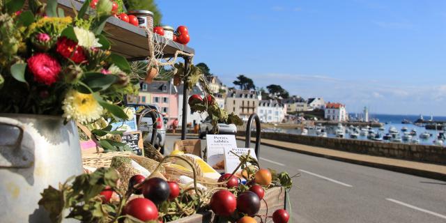 Prendre le temps - marchés, Déguster local, Belle île en mer, île de Bretagne, Bretagne sud, au large du Golfe du Morbihan