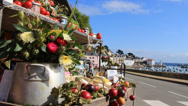 Prendre le temps - marchés, Déguster local, Belle île en mer, île de Bretagne, Bretagne sud, au large du Golfe du Morbihan