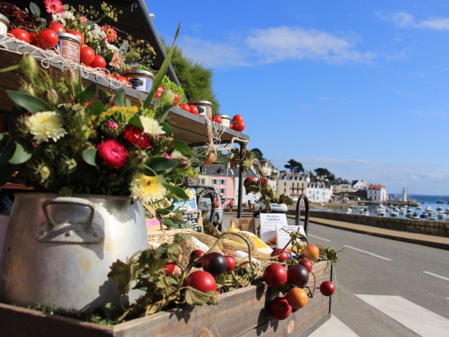 Prendre le temps - marchés, Déguster local, Belle île en mer, île de Bretagne, Bretagne sud, au large du Golfe du Morbihan