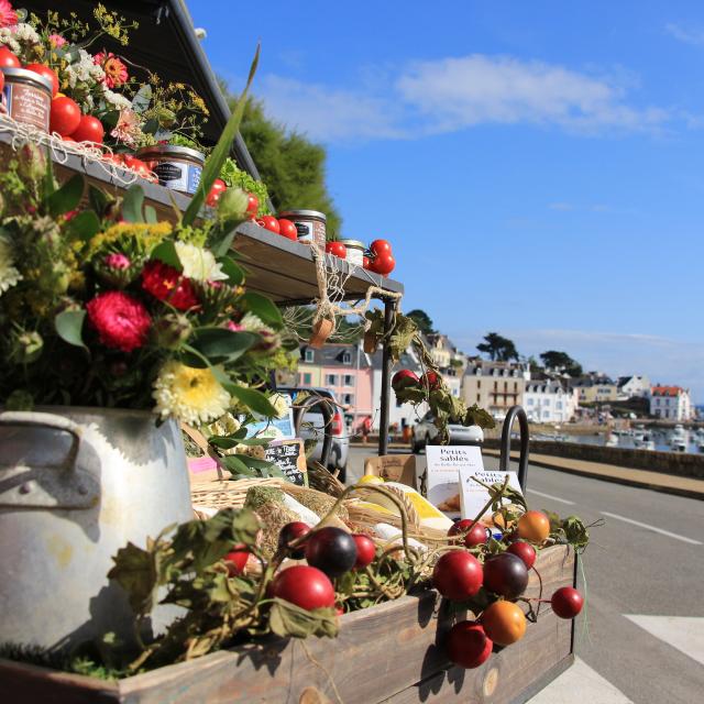 Prendre le temps - marchés, Déguster local, Belle île en mer, île de Bretagne, Bretagne sud, au large du Golfe du Morbihan