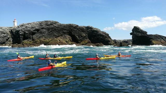 Nature - île photogénique, Se dépasser - sports, Océan, Belle île en mer, île de Bretagne, Bretagne sud, au large du Golfe du Morbihan