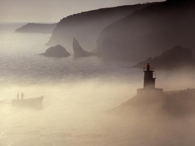 Nature île Photogénique, Ocean, Hiver, Voile, Plaisance, Belle île en mer, île de Bretagne, Bretagne sud, au large du Golfe du Morbihan