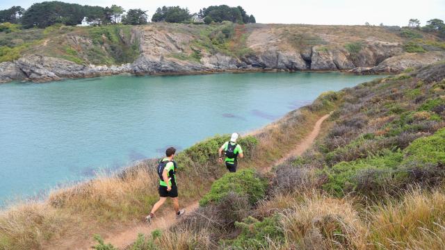 Se dépasser - sports, Trail, Belle île En Mer, île De Bretagne, Bretagne Sud, Au Large Du Golfe Du Morbihan