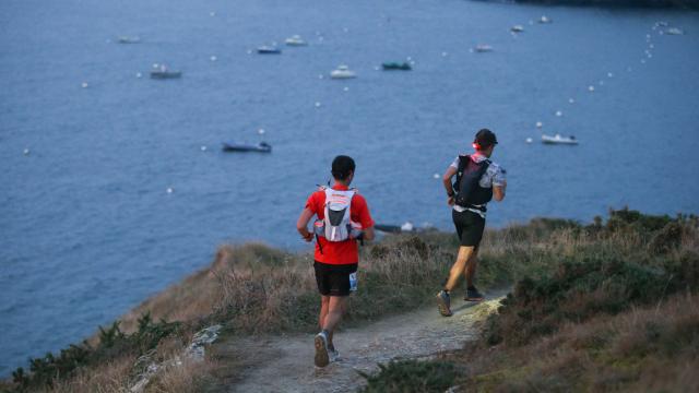 Se dépasser - sports, Trail, Belle île En Mer, île De Bretagne, Bretagne Sud, Au Large Du Golfe Du Morbihan