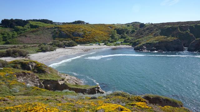 Nature - île photogénique Océan - Profiter de l'Océan Plages - Partir à la plage, Bretagne Sud Belle Ile En Mer Morbihan Plage Sauzon Ster Vraz Printemps © Loup Samzun