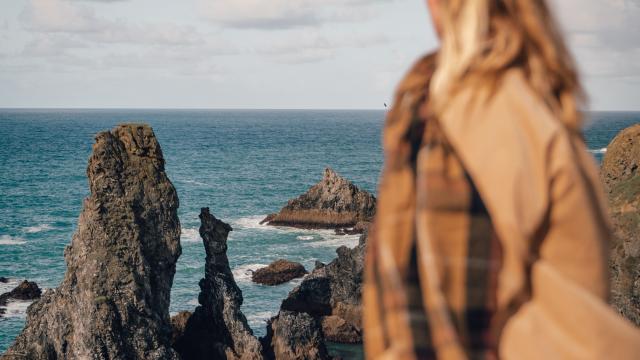 Nature Ile Photogénique, Profiter De L'océan, Belle île En Mer, île De Bretagne, Bretagne Sud, Au Large Du Golfe Du Morbihan