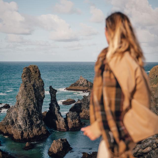 Nature Ile Photogénique, Profiter De L'océan, Belle île En Mer, île De Bretagne, Bretagne Sud, Au Large Du Golfe Du Morbihan