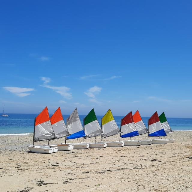 Plage des Grands Sables- Locmaria -plages de Belle-île-en-Mer, la plus grande des îles bretonnes, Bretagne Sud