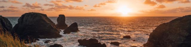 Profiter De L'océan, Nature Ile Photogénique, Belle île En Mer, île De Bretagne, Bretagne Sud, Au Large Du Golfe Du Morbihan