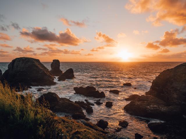 Profiter De L'océan, Nature Ile Photogénique, Belle île En Mer, île De Bretagne, Bretagne Sud, Au Large Du Golfe Du Morbihan